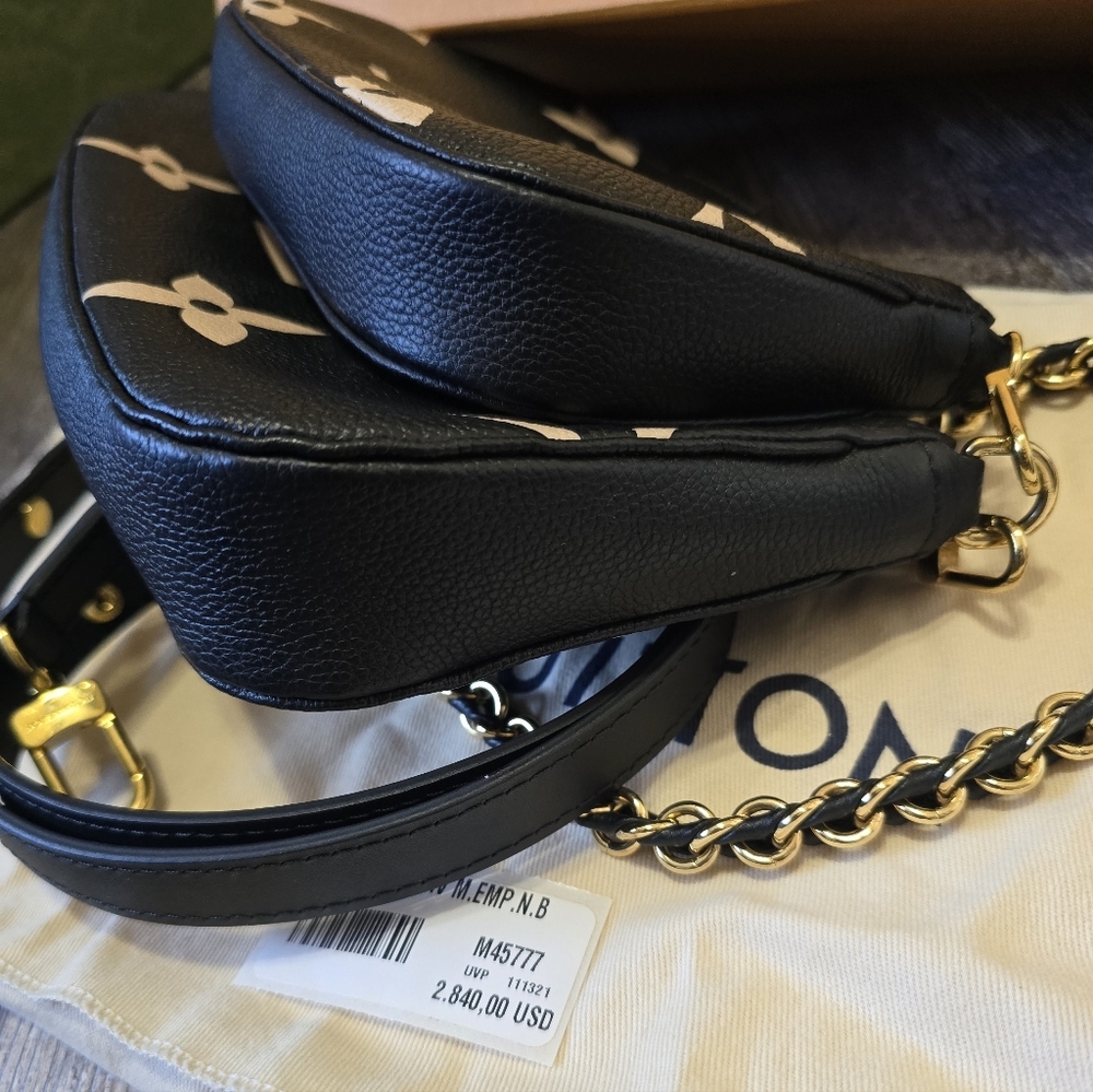 Louis Vuitton Multi Pochette Accessoires Bicolor Monogram Empreinte - Picture 6 of 17